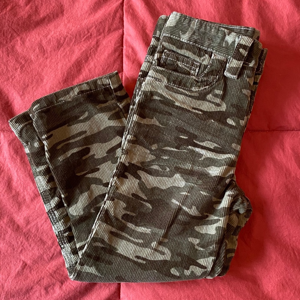 Route 66 camouflage corduroy pants - 4T - NWT